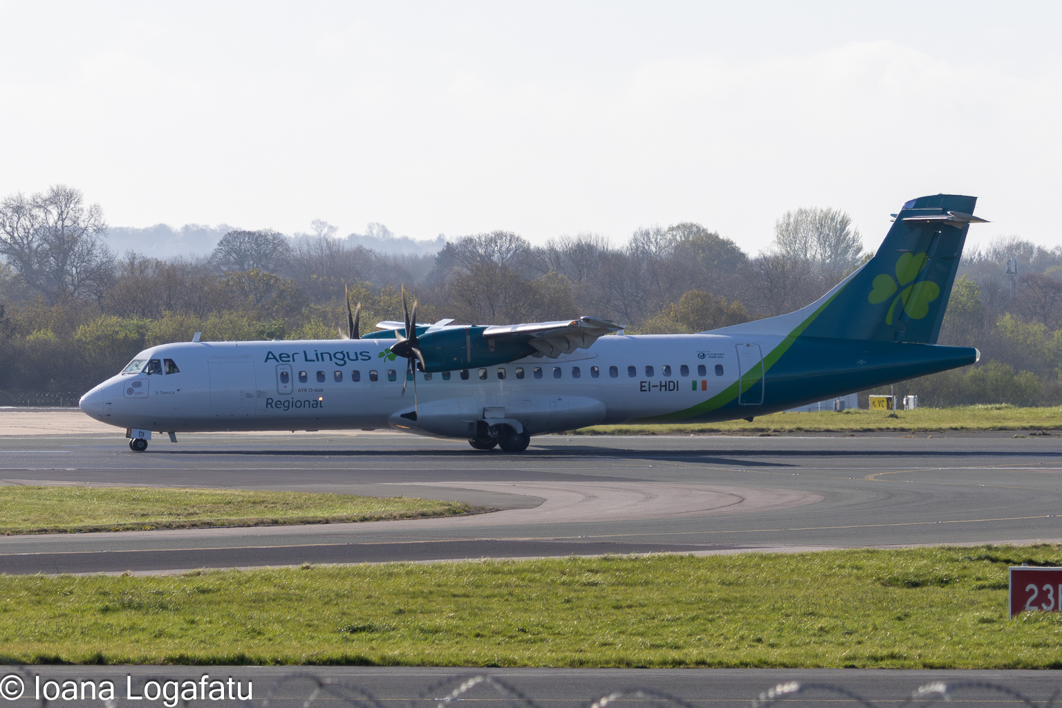 Aer Lingus plane ready for takeoff